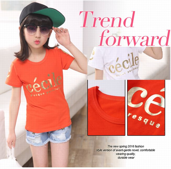 樂天商城 - 子供Tシャツ子供服子供半袖Tシャツキッズ女の子半袖ダンスユニフォームTシャツ子ども