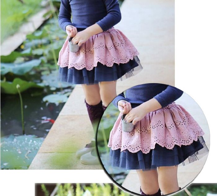 Short Pants - 子供スカート女の子ふんわりスカート子供服子どもスカート子供チュチュショートパンツ