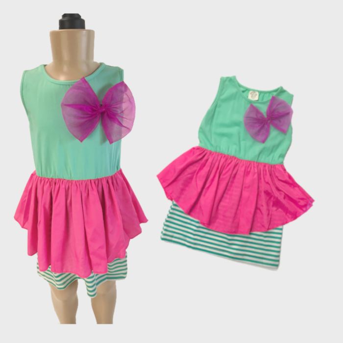 樂天商城 - キッズチュニック女の子ノースリーブチュニック夏子供服チュニックワンピース子供ワンピースキッズ