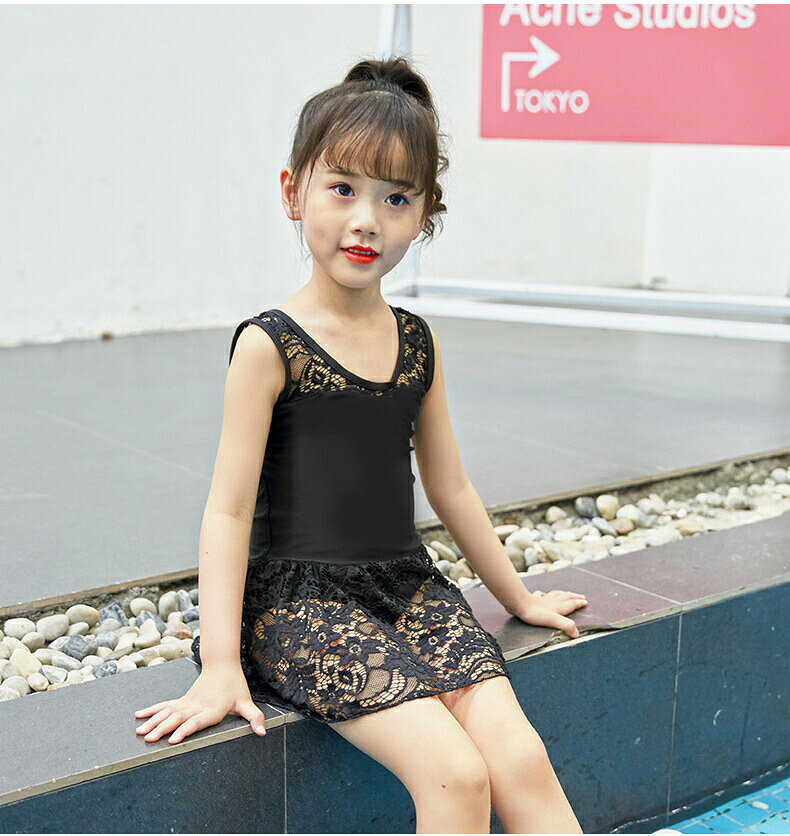 子供水着女の子ワンピースキッズ水着ワンピース水着保育園小学生プールジュニア女児水着水遊びこども水着100cm110cm120cm130cm hugselect-10012443 Hug Select サンプル画像3