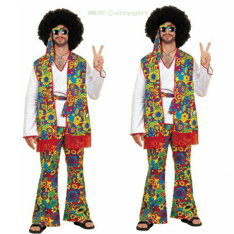 樂天商城 - ハロウィン コスプレ hippie パーティー用 インディアン コスプレ衣装 仮装 舞台衣装 モテる カーニバル 大人用 コスチューム 文化祭 忘年会 メンズ用 イベントに大人気 流行 演出服