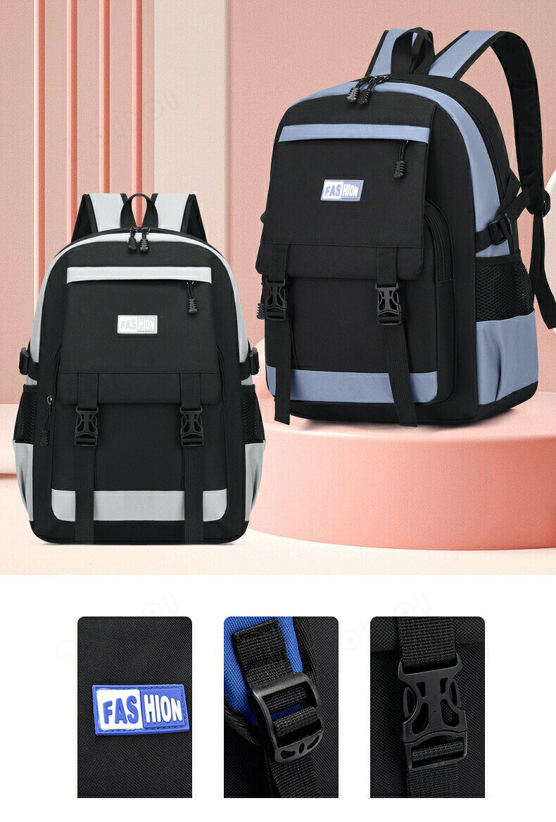 Más reciente Mochila Niños Niñas Peso Ligero Grande 4to-6to Grado Mochila Entrada Niños Mochila Pecho Cinturón Escuela Primaria Entrada Tierra Celular Excursión Niños Escuela Moda Niños Prevención de Desastres Mochila Niños Escuela Primaria Mochila Ligera — vista 3