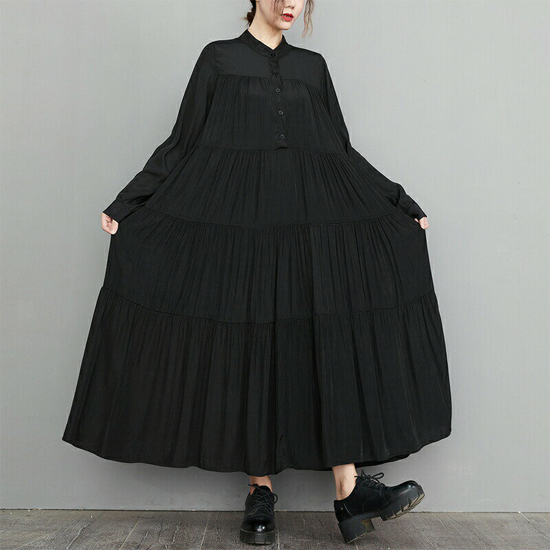 樂天商城 - ワンピース レディース 大人 ロングドレス 上品 シンプル 結婚式 フォーマル ト優雅 体型カバー パーティー ランスペアレント 無地 フォーマル ドレス 20代 30代 40代 秋 春 きれいめ