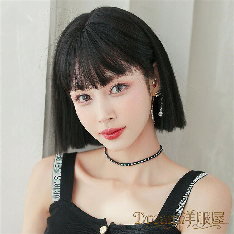 29cm　ウィッグ 　レディース　ショート　ブラック　ストレート フルウィッグ かつら 前髪 可愛い 耐熱ウィッグ コスチューム 仮装 自然 普段使い　レディース　ウィッグ　アッシュ 日常 ウェーブ　大人用　つけ毛　小顔効果