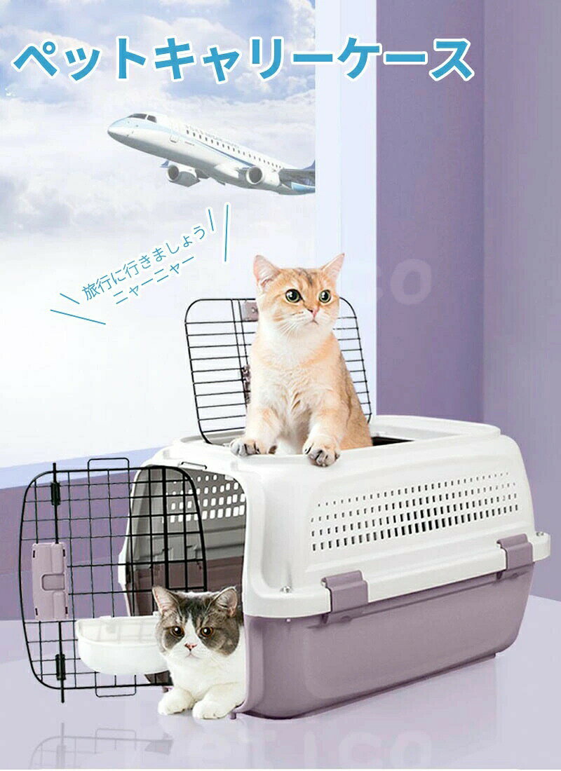 キャリーコンテナ 犬 猫 小型犬 小動物 ペット キャリー キャリーケース ハードキ...