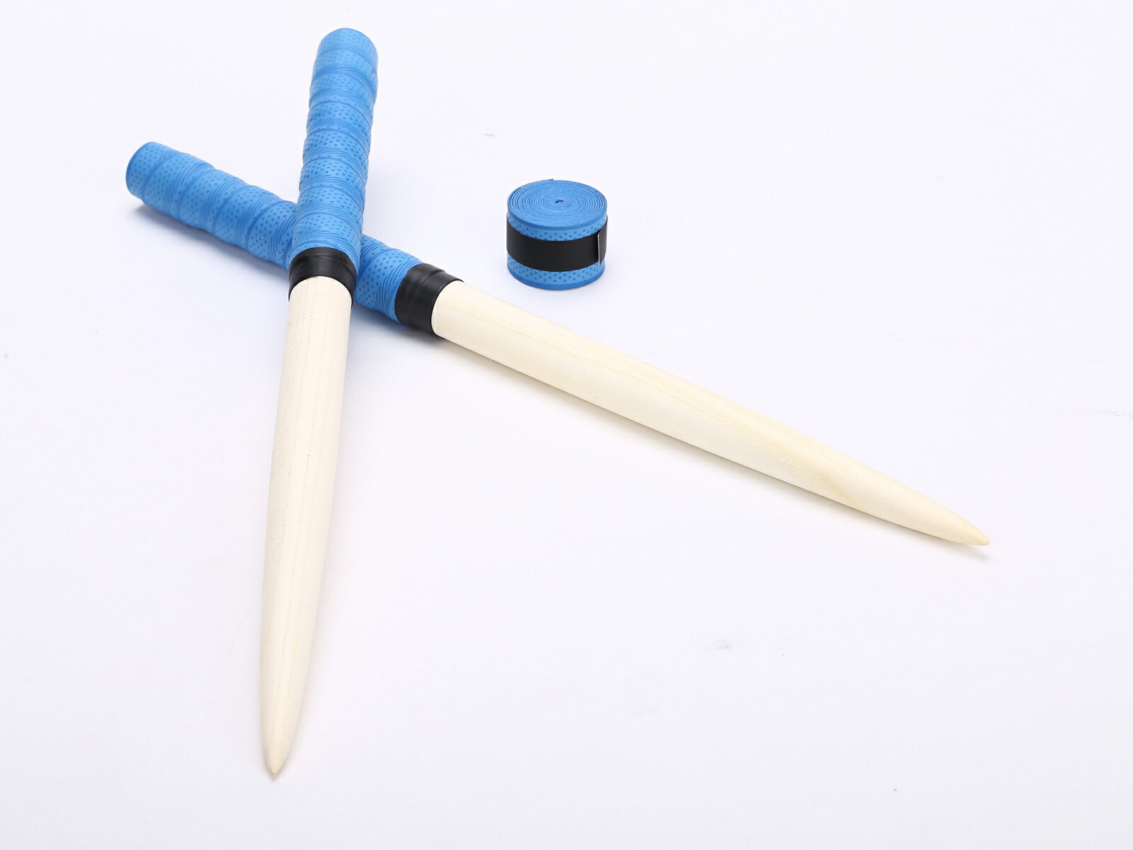 送料無料 逆鱗 太鼓の達人専用マイバチ/35cm/朴の木/グリップカラー 青色 ブルー/ロール仕様/テーパー加工/交換用グリップ付/アーケードゲーム/wii/握りやすい特性グリップ/ドン、連打、高得点/ロール/初心者〜上級者