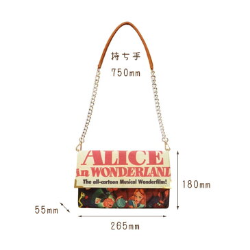 ディズニー ポスターアート バッグ Disney Poster Art Bag ミッキー 不思議の国のアリス ピーターパン 白雪姫 シンデレラ D-YT251【ディズニー レディース ショルダーバッグ ハンドバッグ】【Disneyzone】【SS5000o】