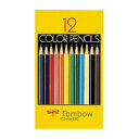 【1000円 ポッキリ送料無料】トンボ鉛筆 紙箱入色鉛筆12色セット CQ-NA12C(1セット)