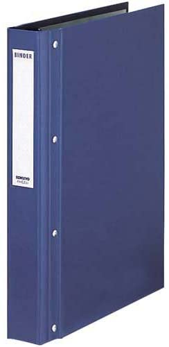 コクヨs&t バインダーmp pp貼り a4縦30穴 収容青 ハーe23b