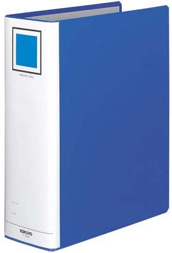 コクヨs&t チューブファイルエコ a4縦 とじ 2穴 フーe690b 青