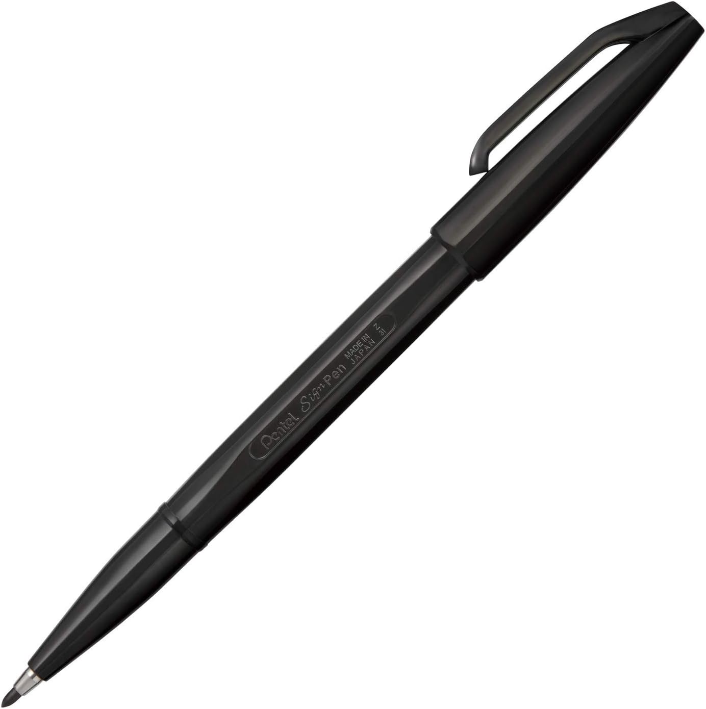 （在庫限り）ぺんてる　サインペン (S520-AD) 1本 細字（0．8mm） インク色：黒　1本