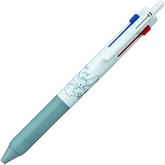 三菱鉛筆 ジェットストリーム新3色ボールペン 限定JETディズニー SXE3807D05 アイスブルーダンボ ホワイトライトピンクプーさん グレージュチップとデール