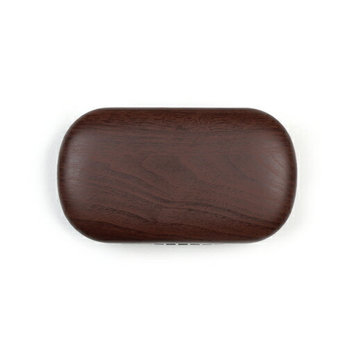 天丸・角印用タイプ 木目ウッド柄 /高品質/高級法人用印鑑ケース/会社印収納/21mmまでの役職印/24mmまでの角印（寸胴・天丸）★パン型法人印鑑ケース C033 コーヒー色(D/BN) 宅配便発送