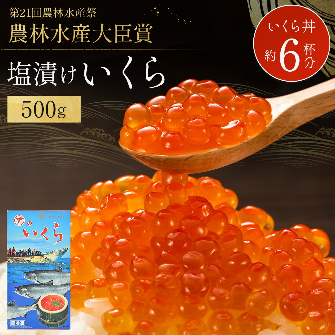 【500円OFFクーポン！】塩いくら 500g いくら塩漬け たっぷり 濃厚 もちもち 食感 そのまま いくら丼 冷凍 鮭 いくら 塩漬け さけ 鮭卵 料理 軍艦 海鮮丼 マルア 阿部商店 ギフト お取り寄せ グルメ おつまみ イクラ 塩漬けいくら ギフト 父の日ギフト 父の日 プレゼント