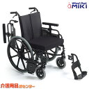 車椅子 折り畳み 【MiKi/ミキ KJP-4】 自走介助兼用 車いす 車椅子 車イス ワイド 受注生産