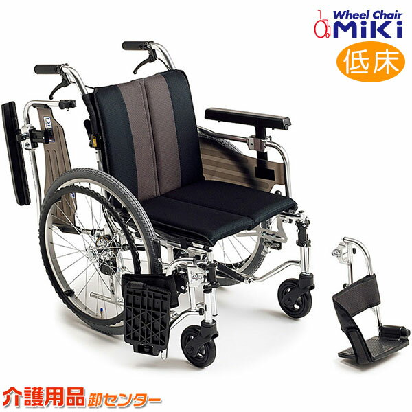 車椅子 折り畳み 【MiKi/ミキ MYU4シリーズ MYU4-OP】 自走介助兼用 車いす 車椅子 車イス 多機能 脚部スイングアウト 送料無料