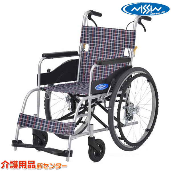 車椅子 【日進医療器 NEO-1】 自走介助兼用 車いす 車