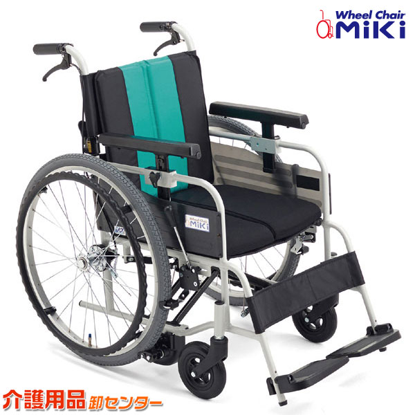 車椅子 折り畳み 【MiKi/ミキ とまっティシリーズ MBY-41B 低床】 自走介助兼用 車いす 車イス くるまいす 自動ブレーキ 送料無料 介護用品 お年寄り 折りたたみ 高齢者 老人ホーム 病院 おしゃれ 介護施設 福祉用具