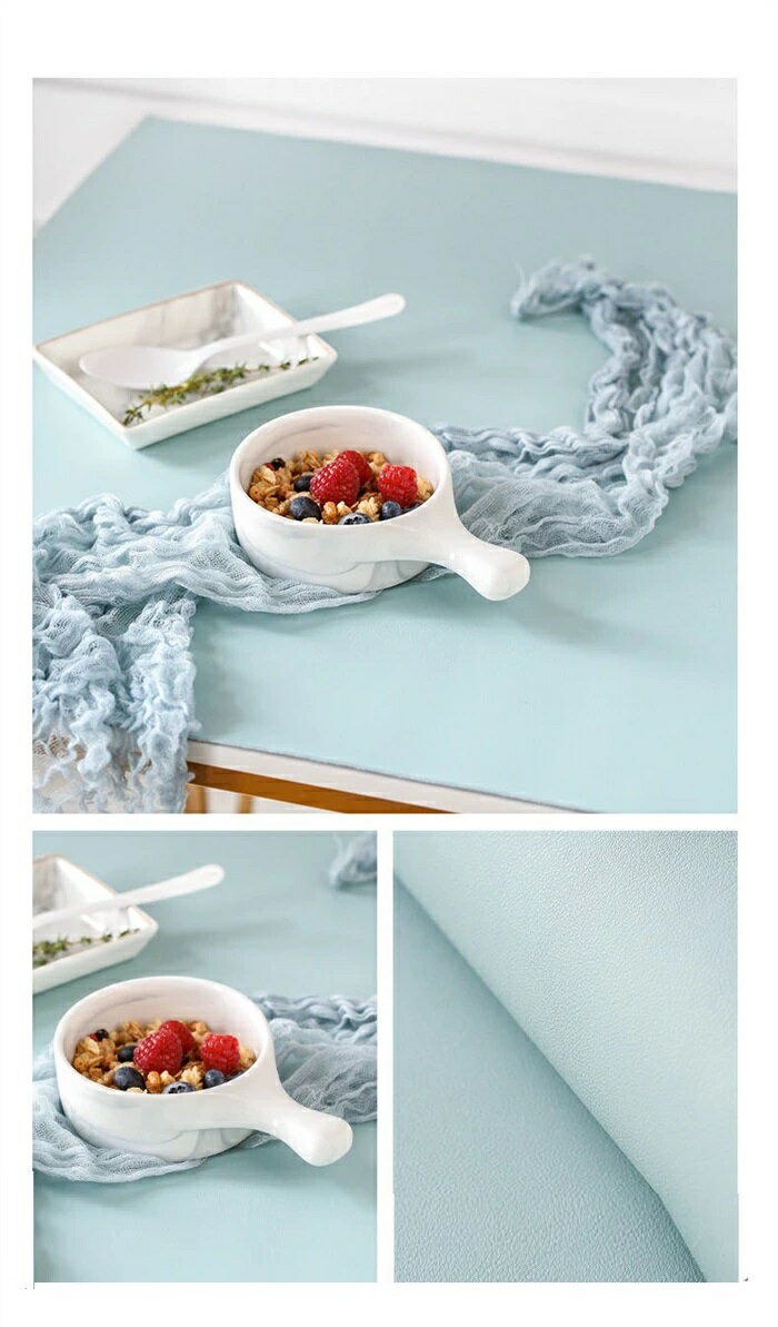 耐熱 2mm厚さ オフィステーブルマット キッチン 家庭用 傷つき防止 食卓カバー デスクマット マルチカバー ダイニング長方形 正方形 ，撥水テーブルクロス コーヒー PUレザー テーブルマット 無地 北欧風 おしゃれ 四季通用 耐久 汚れ防止 防水・防油・耐久