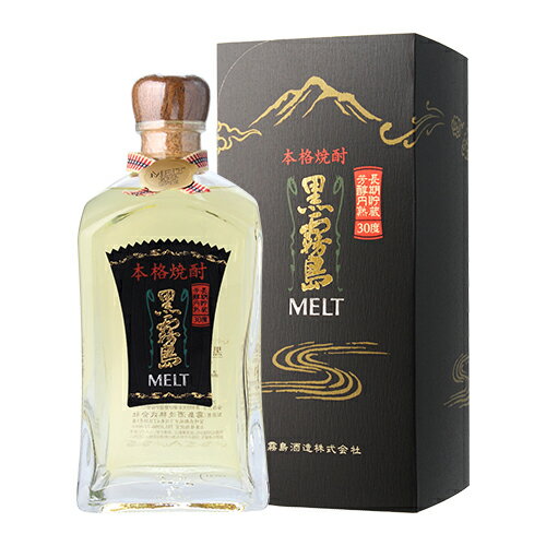 全品P5倍送料無料 霧島酒造 黒霧島 MELT (メルト) 720ml 30度 専用化粧箱入り贈り物 贈物 父の日 ギフト プレゼント 酒 焼酎 飲み物 実用的 長SP5倍は2023/7/4(火)20：00〜7/11(火)1：59のサムネイル