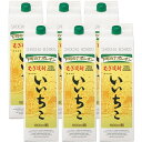 《パック》 本格むぎ焼酎 いいちこ 25度麦焼酎 25度 1.8Lパック×6本大分県 三和酒類6本販売 送料無料 1800ml RSL あす楽