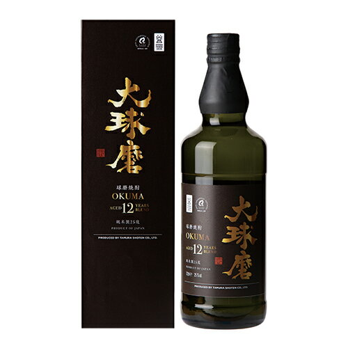 球磨焼酎 大球磨 12年熟成 純米製二十五度 720ml 熊本県 福田酒造米焼酎 こめ焼酎 25度 4合瓶 おおくま 樽熟成 12年 長S　