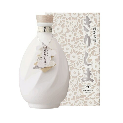 芋焼酎 特別蒸溜きりしま <白> 40度 720ml 宮崎県 霧島酒造いも焼酎 蒸留 黒霧島 原酒 ロック 重要無形文化財 人間国宝 井上萬二 渦文 長S