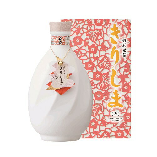 芋焼酎 特別蒸溜きりしま <赤> 40度 720ml 宮崎県 霧島酒造いも焼酎 赤霧島 蒸留 原酒 ロック 重要無形文化財 人間国宝 井上萬二 渦文 長S
