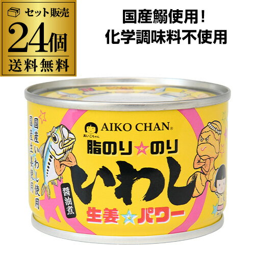 【24缶最安値に挑戦 1缶あたり205円】伊藤食品 あいこちゃん 脂のりのり いわし 生姜 パワー 味噌味 140g 24個 RSL あす楽