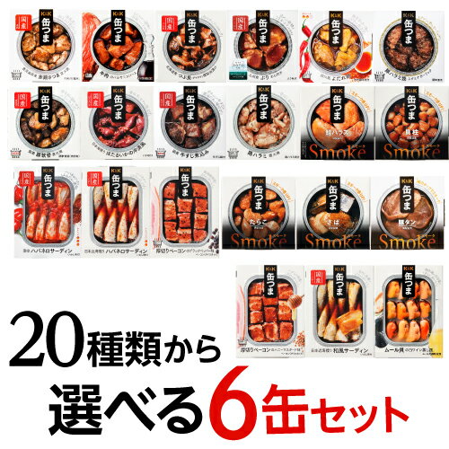 3/30限定 全品P2倍【6缶よりどり】 缶つま 6個セット 6個 缶詰 珍味 おつまみ 缶つま ギフト セット 長S 母の日