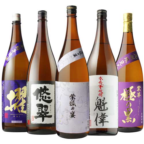 すべて九州限定流通焼酎！ 限定流通焼酎5本セット いも焼酎 焼酎 飲み比べ セット 焼酎セット 芋焼酎 限定品 母の日