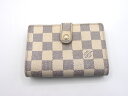 【本物保証】 美品 中古 ルイヴィトン Louis Vuitton 折り財布 ポルトフォイユ ヴィエノワ 財布 ホワイト 二つ折り 小銭入れ 札入れ ブランド