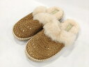 【本物保証】 中古 UGG australia Aira Tehuano Slipper ボアスリッパ ムートン サンダル ブラウン 靴 シューズ