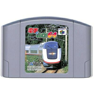 【お買い物マラソン★限定クーポン＆P2倍！5/23 20時～】【N64】電車でGO! 64【中古/動作品】 ソフトのみ ロクヨン N64 任天堂64 NINTENDO 任天堂 送料無料