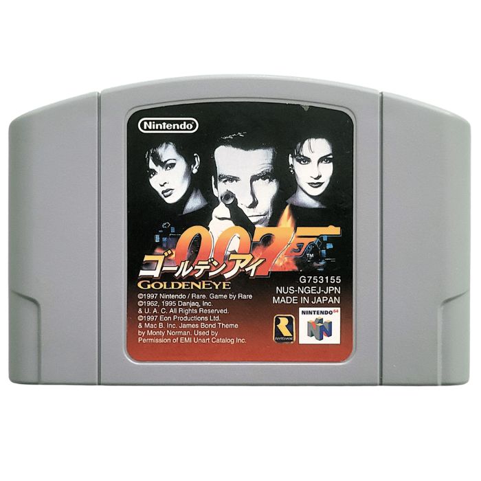 【N64】ゴールデンアイ 007【中古/動作品】 ソフトのみ ロクヨン N64 任天堂64 NINTENDO 任天堂 送料無料