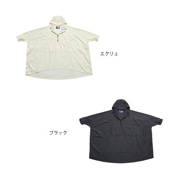 【SALE 30%OFF】・THE NORTH FACE PURPLE LABEL(ザ ノースフェイス パープルレーベル)レディース カラー リップストップ マウンテン ウィンド ポンチョ/エクリュ/ TNF PPL/Color Ripstop Mountain Wind Poncho/Ecru #ポンチョ フェス レインウェア