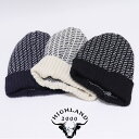 【SALE 20%OFF】HIGHLAND2000(ハイランド2000)ニットキャップ HL-0031 BIRD EYE BOB CAP ニット 帽子