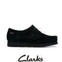 CLARKS (クラークス) ワラビーゴアテックス （ブラックスエード）　26169024　Wallabee GTX　シューズ