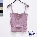 Robert P.Miller (ミラー)パネルリブキャミソール 855C PANEL RIBBED CAMISOLE カットソー