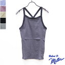 Robert P.Miller (ミラー)パネルリブキャミソール 853C PANEL RIBBED CAMISOLE カットソー