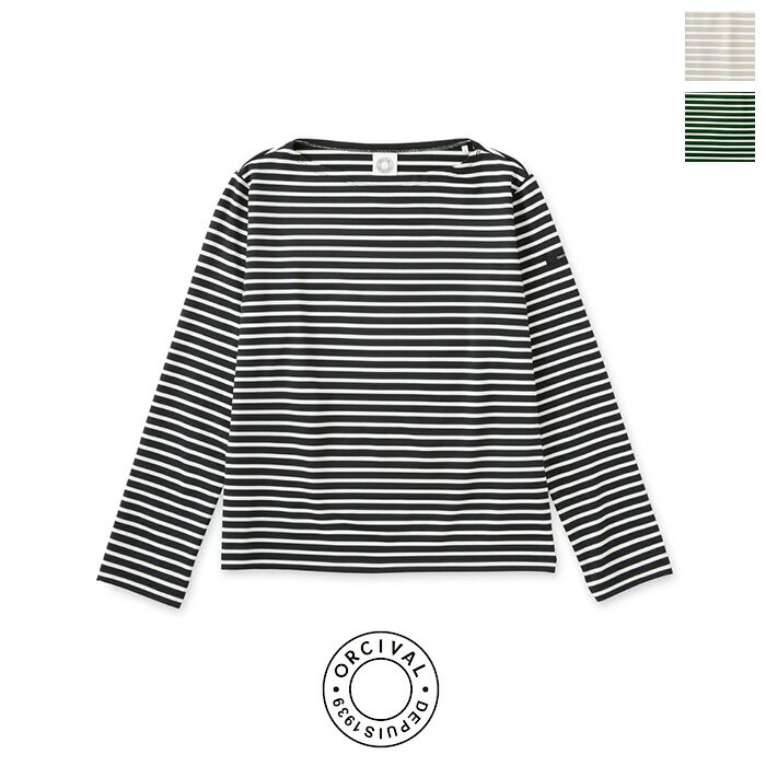 Rakuten - 【SALE 10％OFF】ORCIVAL（オーシバル）Women's Polyester Boat Neck Long Sleeve Pullover　OR-C0492　ボートネック　長袖　カットソー