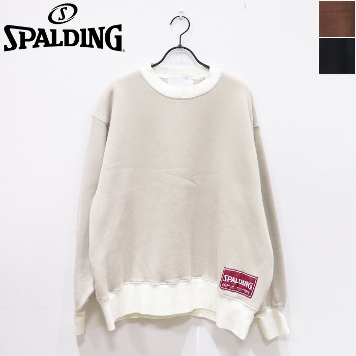 Rakuten - 【SALE 30％OFF】SPALDING（スポルディング）C/N SWT(HLEX)　80782600　クルーネック　スウェット　HULLE　オリジナル　裏起毛