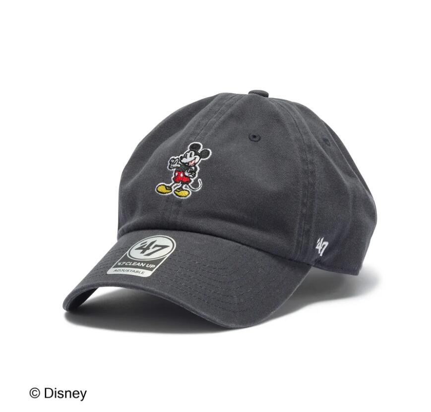 Rakuten - 47（フォーティーセブン）CLP-DIS-MICK-STA1-CT-GW　'47 クリーンナップ Disney ディズニー ミッキーマウス ヴィンテージネイビー　14865157　帽子　キャップ