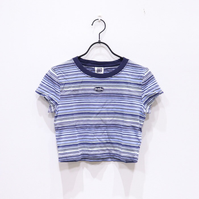 Rakuten - 【SALE 10％OFF】GAP x MADHAPPY（ギャップ x マッドハッピー）STRIPE BABY TEE　501103002　ストライプ　ティーシャツ