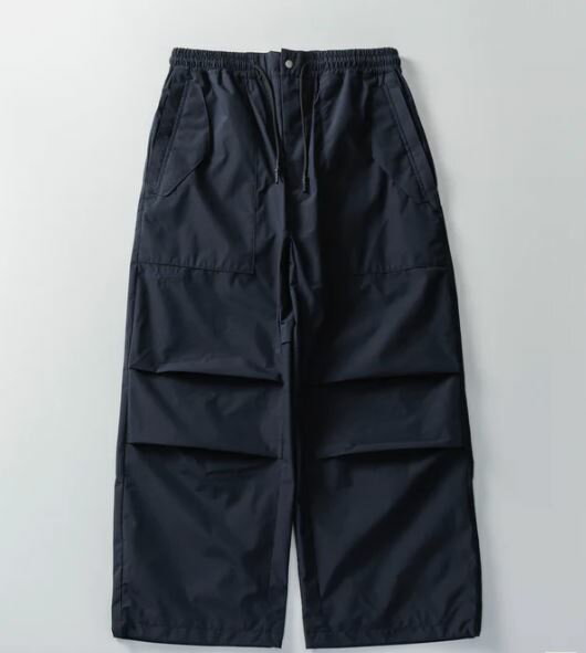 Rakuten - plusphenix（プラスフェニックス）WIDE PANTS ワイドパンツ メンズ ブラック POB-26007F