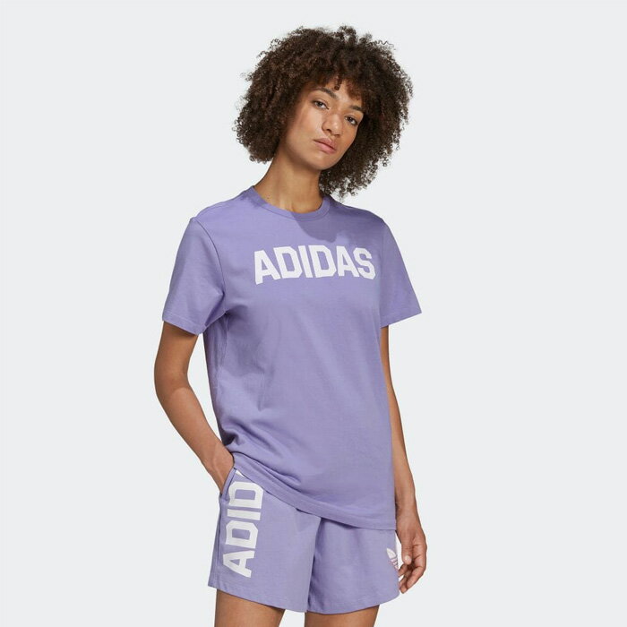 【スーパーセール 40％OFF】adidas originals (アディダス オリジナルス) レディースオリジナルス　ストリートボールTシャツ　VS471　LOOSE TSHIRT　半袖　カットソー　ロゴT