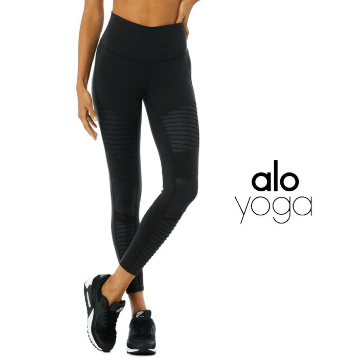 ALO YOGAʥ 襬7/8ϥȥȥ쥮󥹡W5767R7/8 HIGH-WAIST MOTO LEGGING襬ȥ졼˥