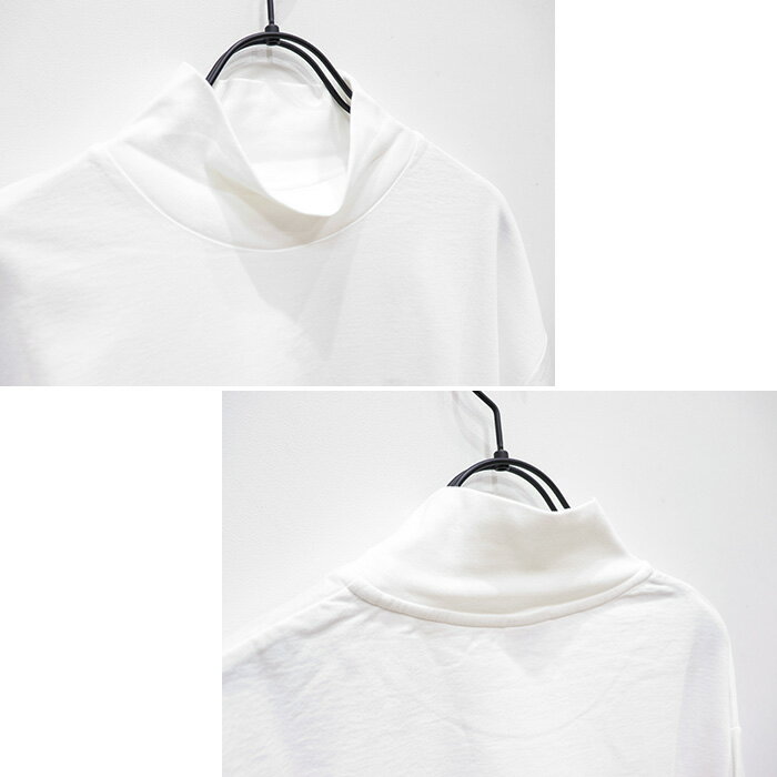 【SALE 30％OFF】ATELIER BETON（アトリエベトン）コンフォートパイルモックネックプルオーバー　23234R　COMFORT PILE MOCK-NECK P/O　長袖　カットソー