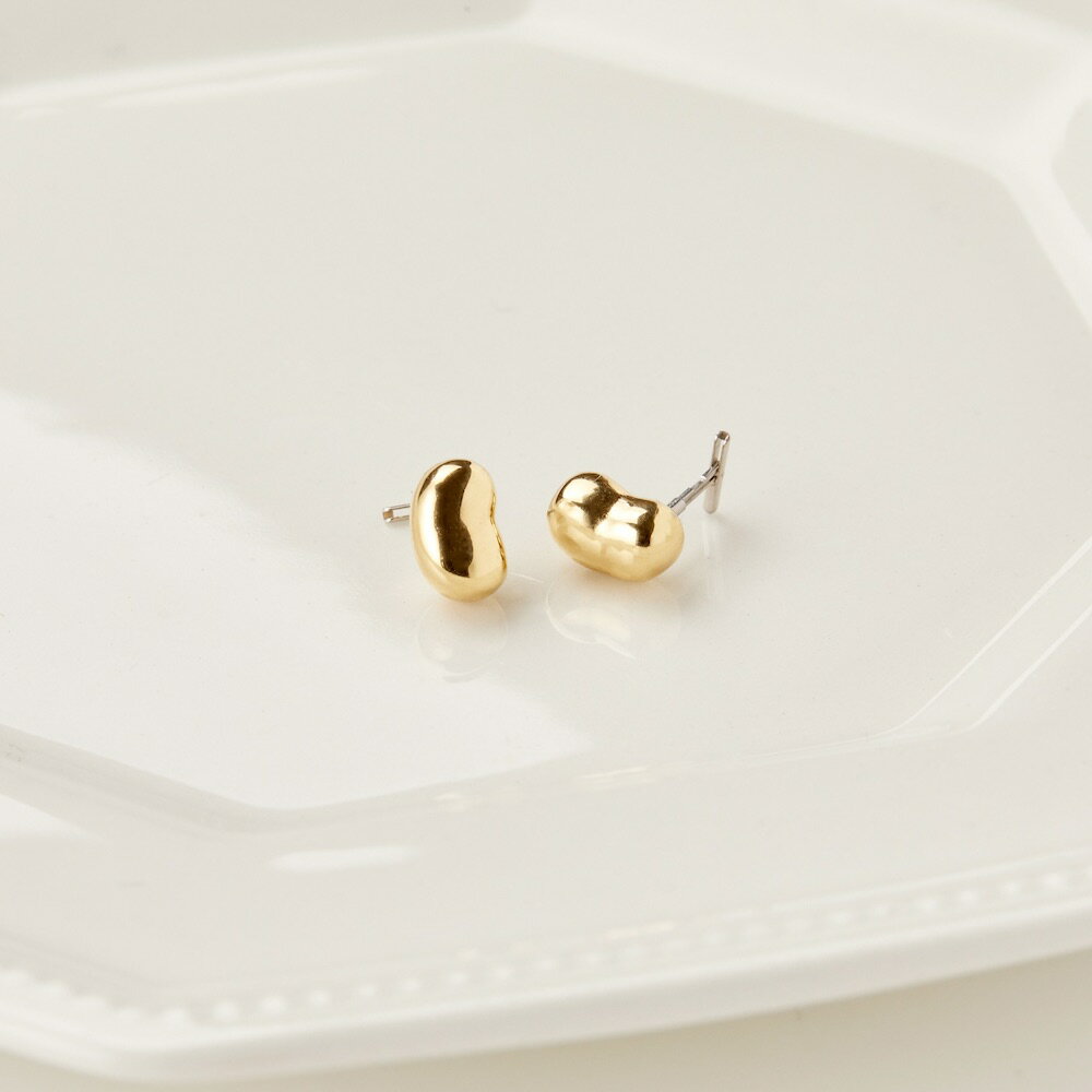 baqless(バックレス)　 AMITY JOY GOLD　YELLOW GOLD　ピアス　キャッチレス　スイス　ランニング　AM-LN-YG