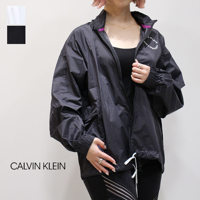 【SALE 50％OFF】CALVIN KLEIN PERFORMANCE　カルバンクライン　パフォーマンス WS HIP LENGTH WVN JKT 4WF9O542　ランニング　ヨガ　ジム　ウェア